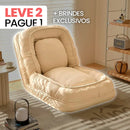 [LEVE 2, PAGUE 1] Sofá-cama Retrátil Algodão 5 em 1 + BRINDES: Almofadas Cushion